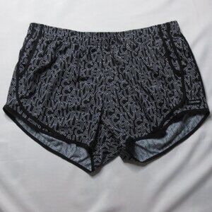 4/$14 CK CALVIN KLEIN womens SWIM SHORT black WHITE cover up BOTTOM SIZE XXL